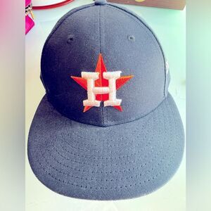 'NWOT Houston Astros 2017  World Series champion fitted cap SZ 7 3/4